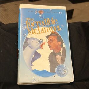 Warner Bros. The Incredible Mr. Limpet VHS - Blue and Orange